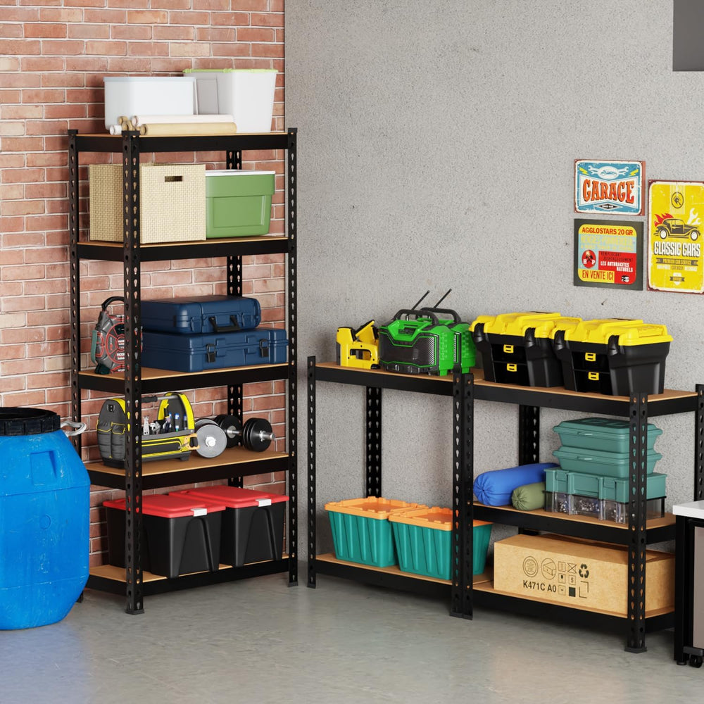 BestOffice 5 Tier Storage Shelves Adjustable Garage Shelves 15.7" D x 35...