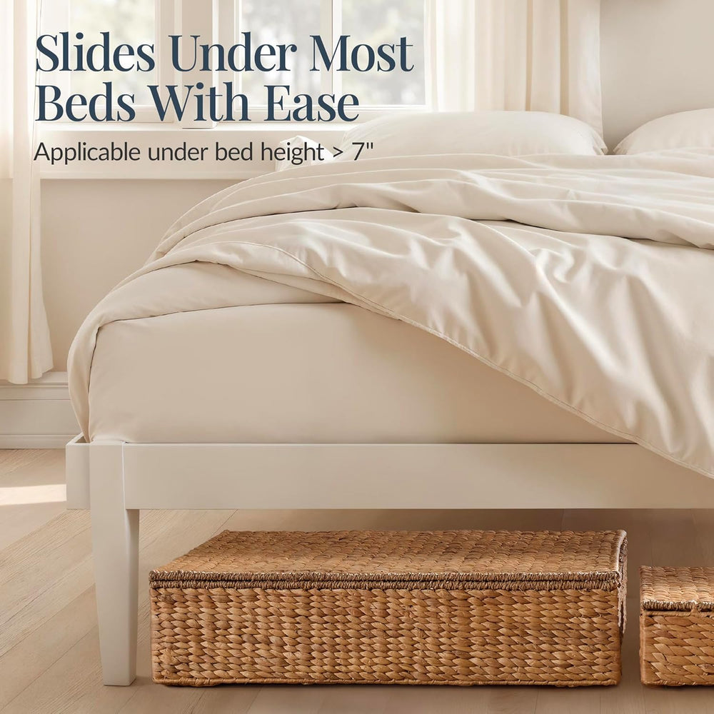 Best Choice Products Under Bed Storage Containers W/Lid, Wheels and Handles, ...