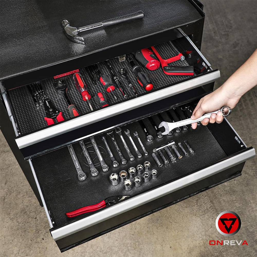 ONREVA Tool Box Liner 24 inch Wide x 24 Ft Large, Toolbox Drawer Liners, Heav...