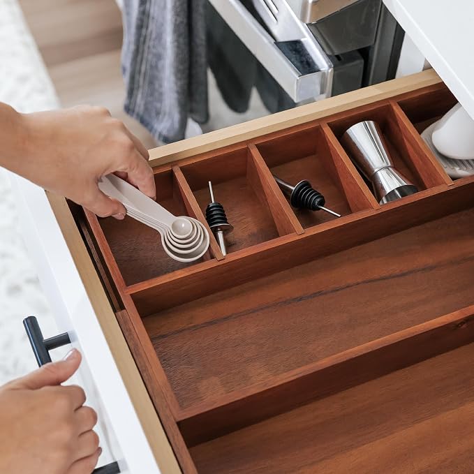 KitchenEdge Adjustable Kitchen Drawer Organizer