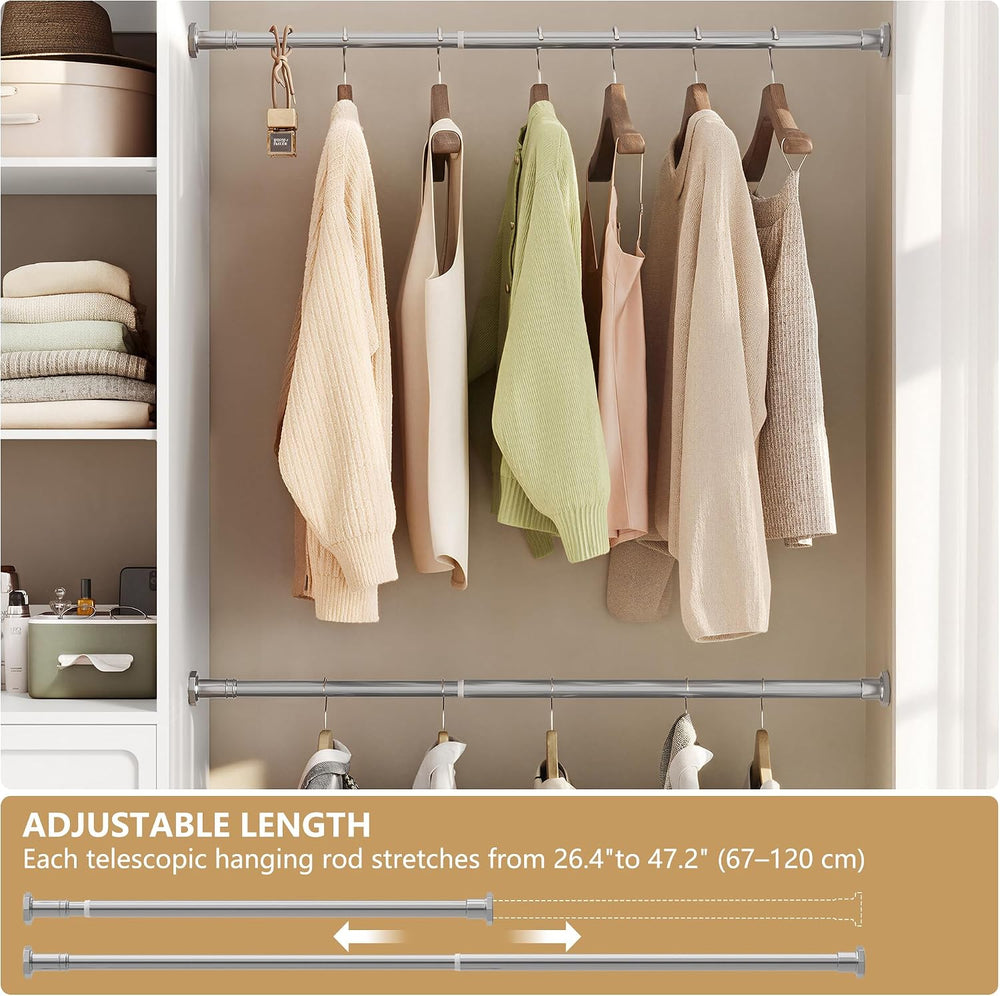 HLR 4 - 10 FT Mid-Century Modern Closet Organizer System