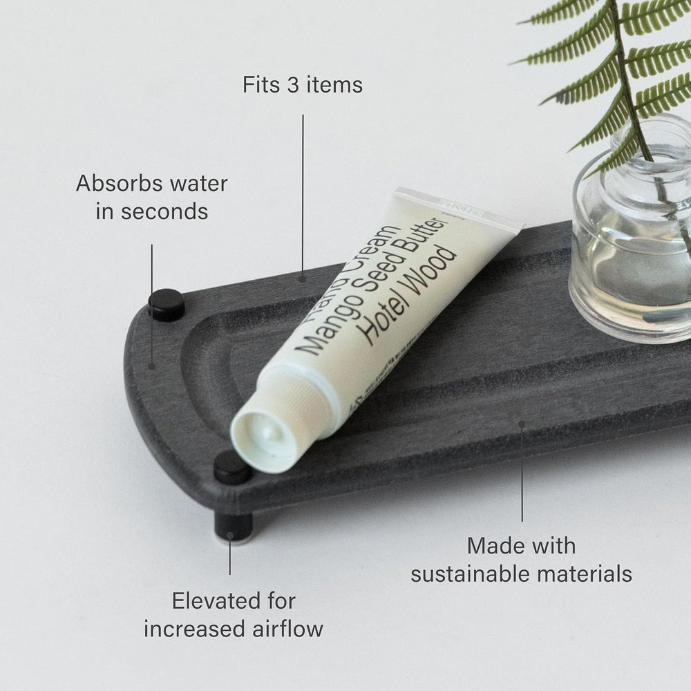 Dorai Home Stone Kitchen Sink Caddy - Diatomaceous Earth Sink Tray with Stain...