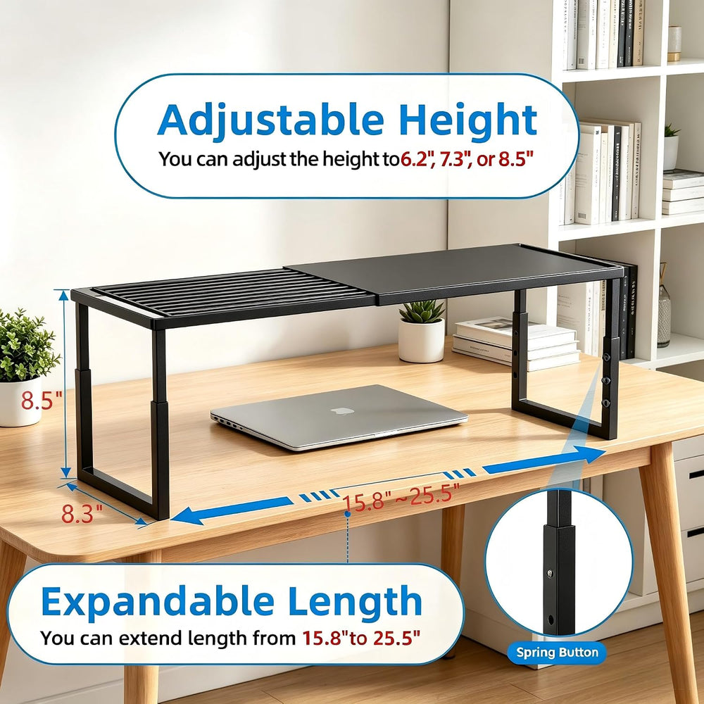Cabinet Shelves, 4 Pack Stackable Shelves for Pantry Storage