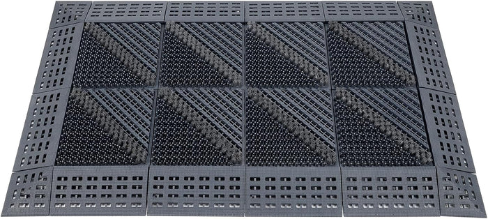 Heavy Duty Boot Scraper Mat 29.5x17.7 Inch