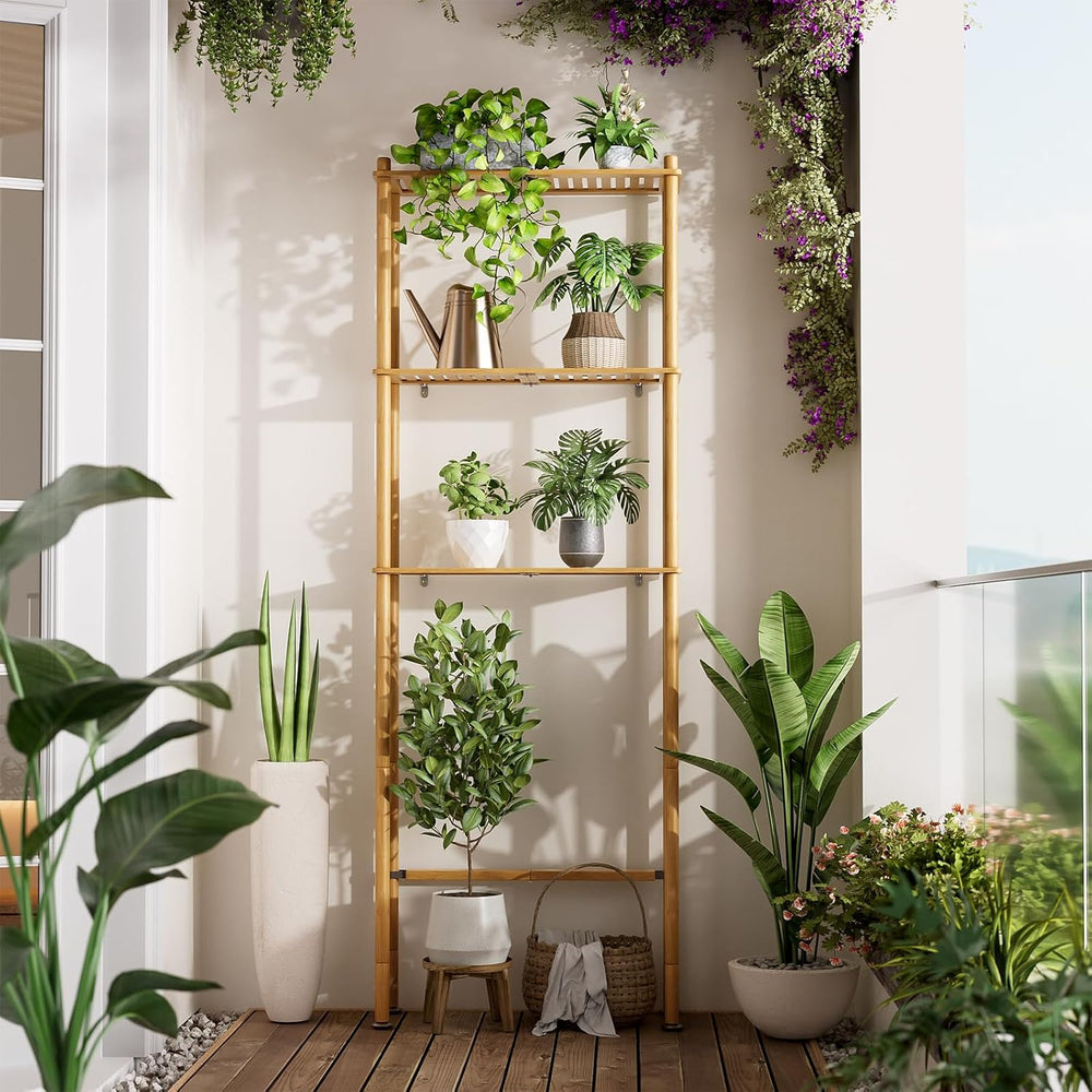 AmazerBath Bamboo Over The Toilet Storage Shelf, 3-Tier Bathroom Over Toilet ...