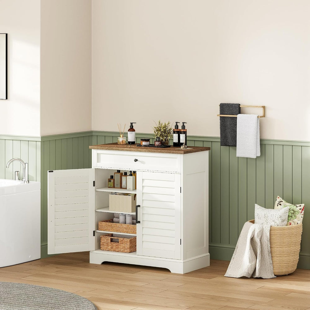 ChooChoo Bathroom Storage Cabinet with Drawer and 2 Doors