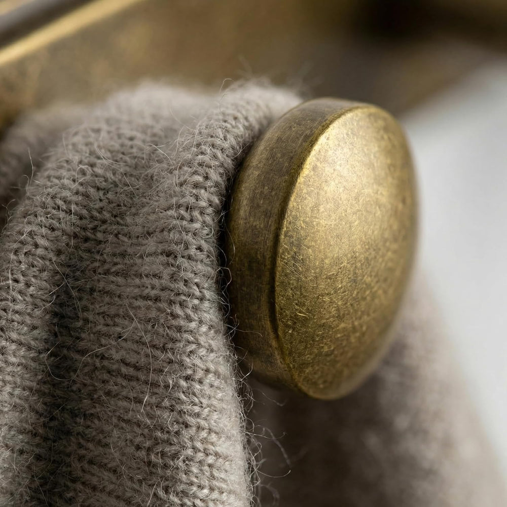 Goo-Ki Antique Brass Coat Rack Wall Mount, Heavy Duty Zinc Wall Mounted Coat ...