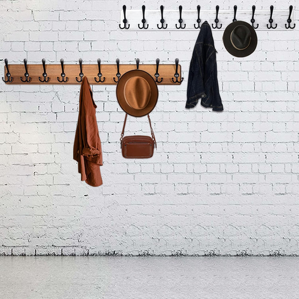WEBI Coat Rack Wall Mount,38 9/16" Long,10 Hooks,Large Coat Hooks Wall M...