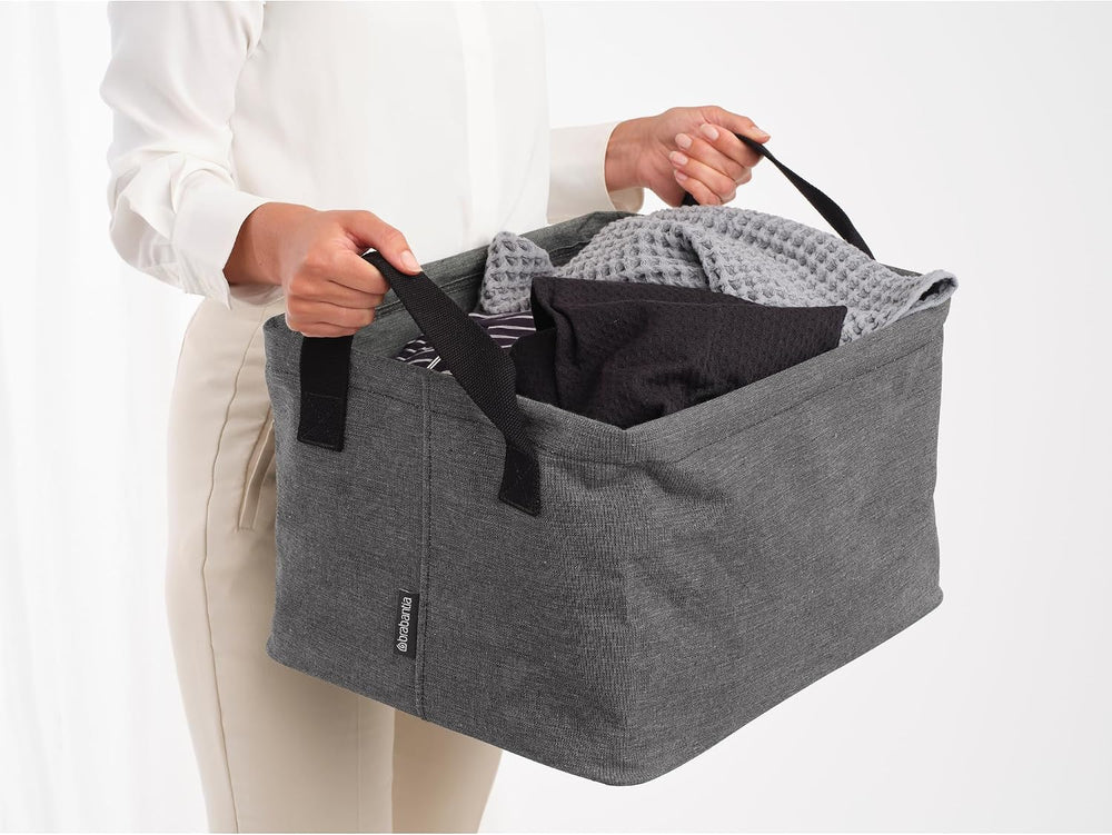 Brabantia - Foldable Laundry Basket 9.25 Gal - Water Resistant Hamper for Wet...