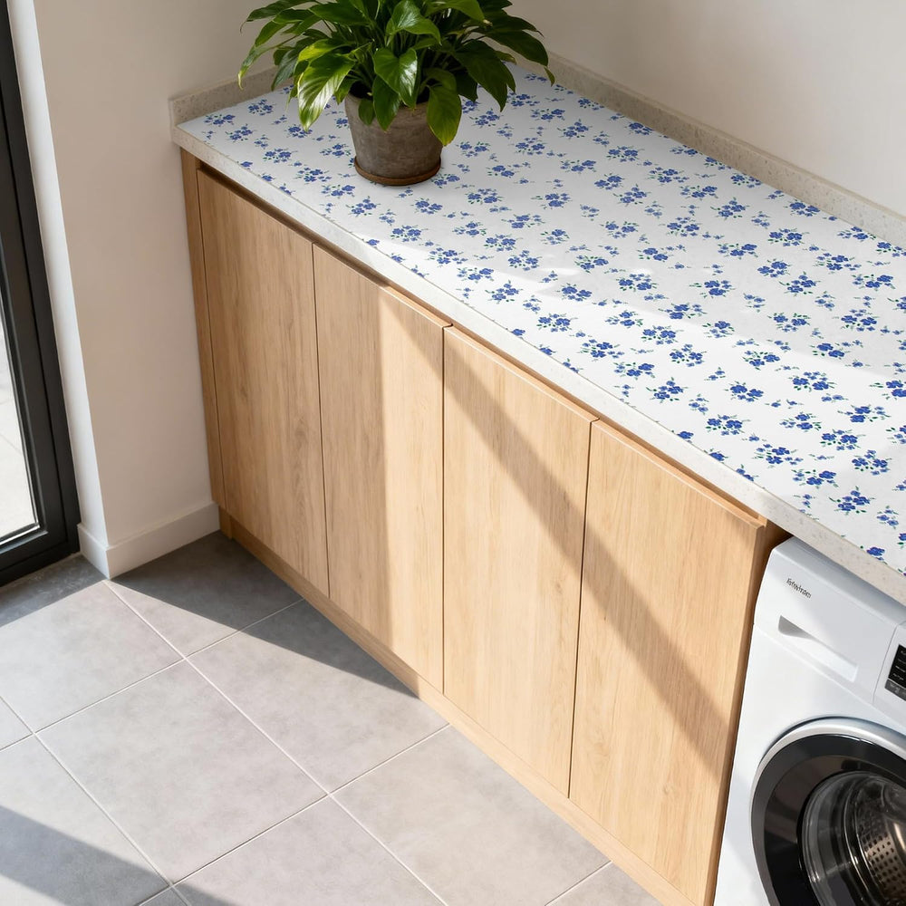 RAY STAR 12 Inch x 10 Ft Shelf Liner for Kitchen Cabinets, Non-Adhesive Cabin...