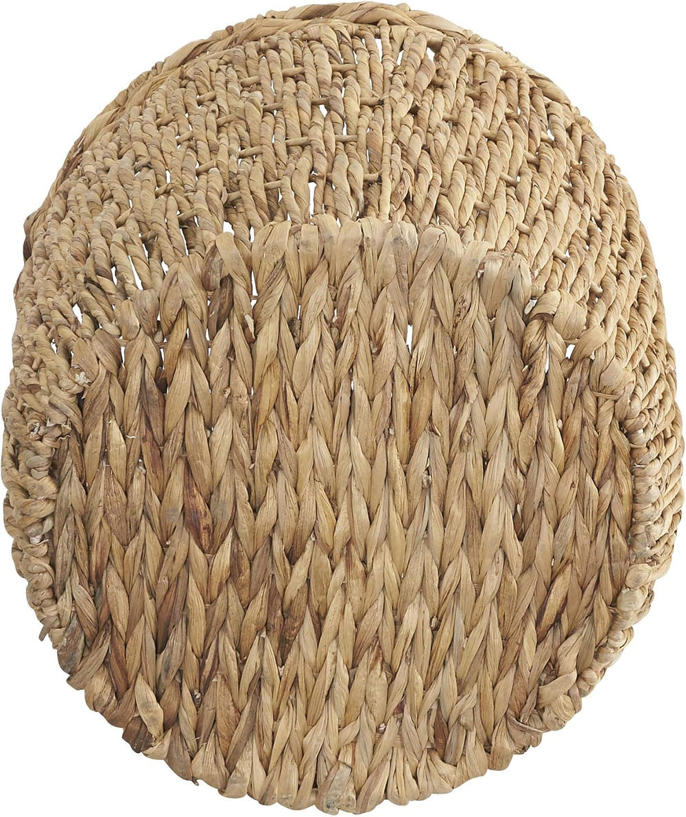 Household Essentials Tall Wicker Floor Basket, Woven Decorative Basket with H...