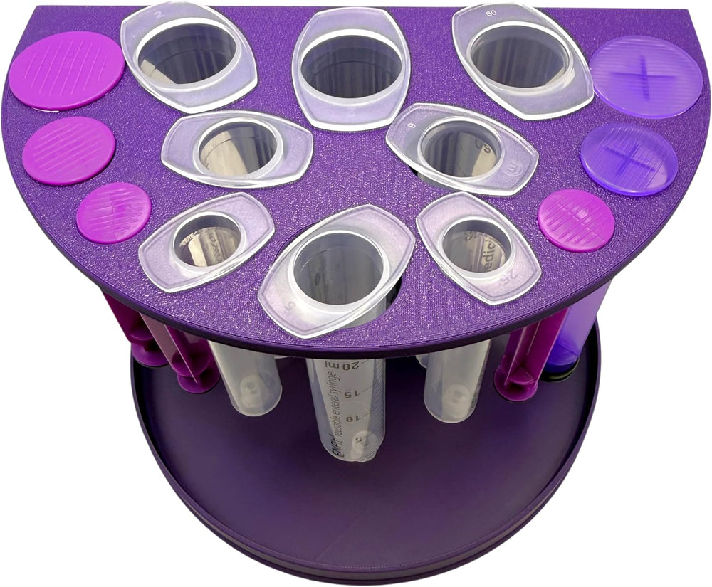 Syringe Drying Rack & Organizer – Fits Common Feeding Syringes from 10mL ...