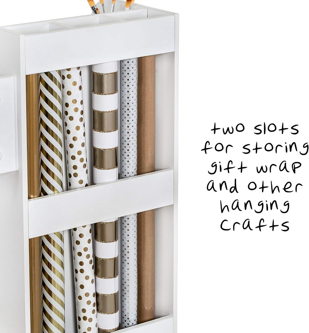Honey-Can-Do Deluxe Rolling Craft Storage Cart with Locking Wheels | Organize...