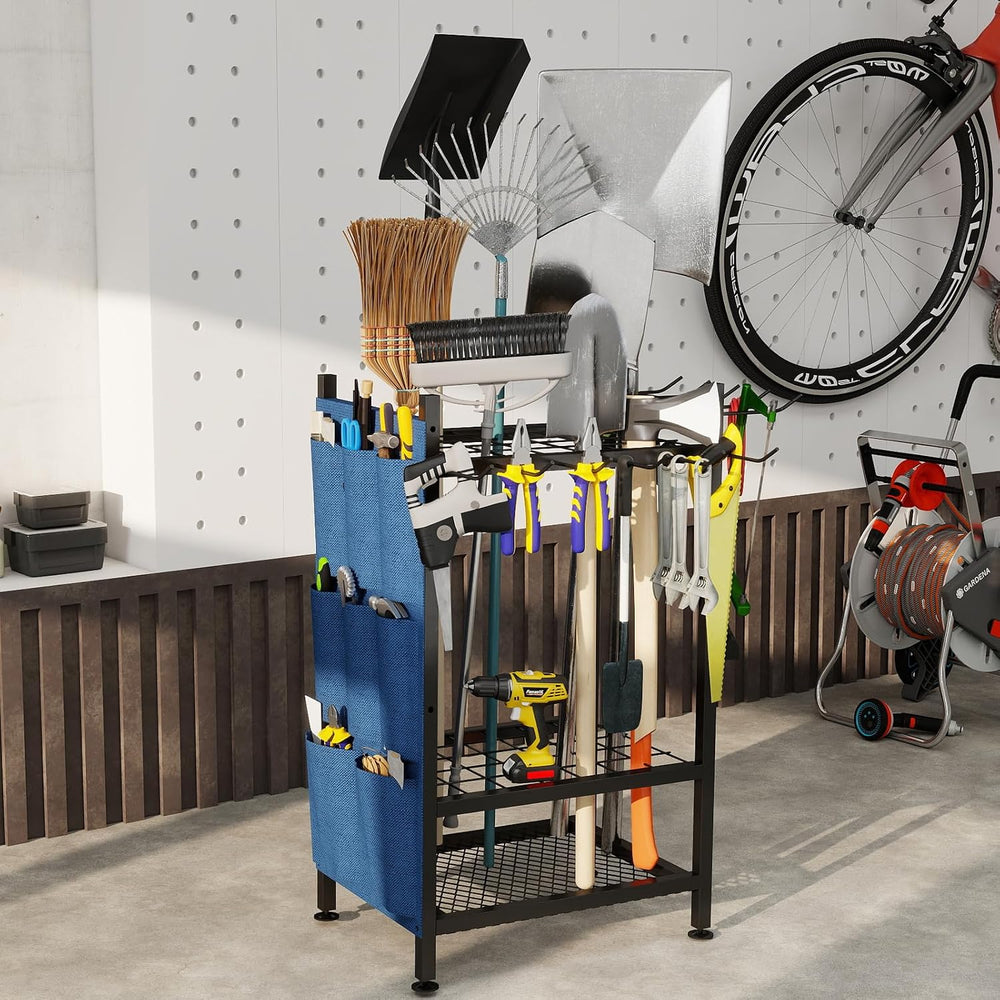 Garden Tool Organizer, Garden Yard Tool Rack for Garage, Garage Organization ...