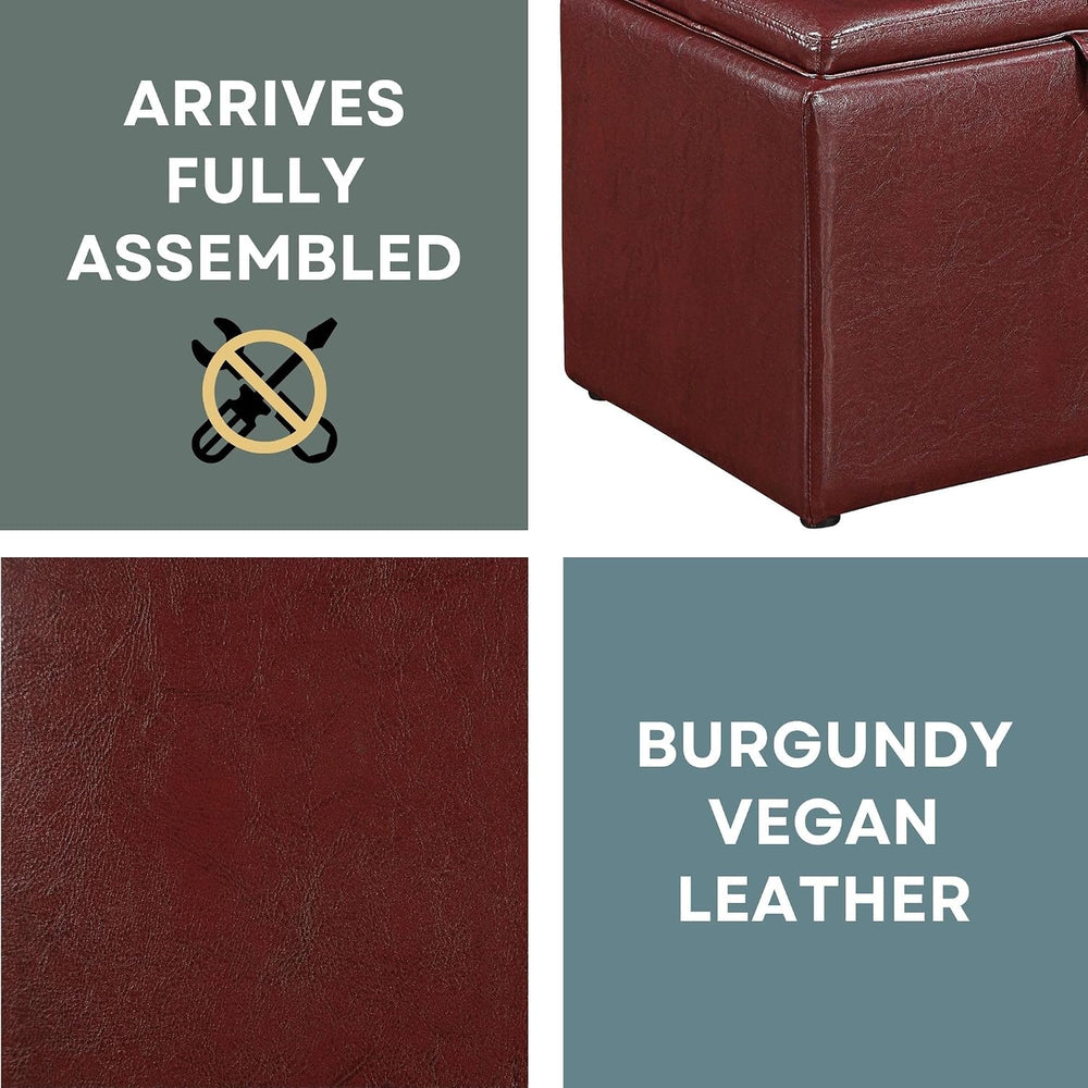 Convenience Concepts Designs4Comfort Accent Storage Ottoman 22.75" - Mod...