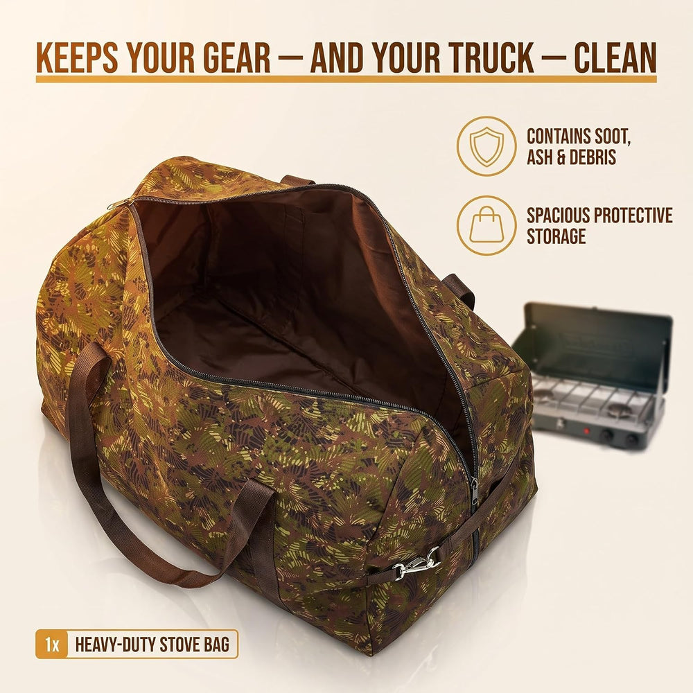 Tent Stove Bag 28″ x 18″ | Heavy Duty Davis Tent Stove Bag | Hunt & Camp