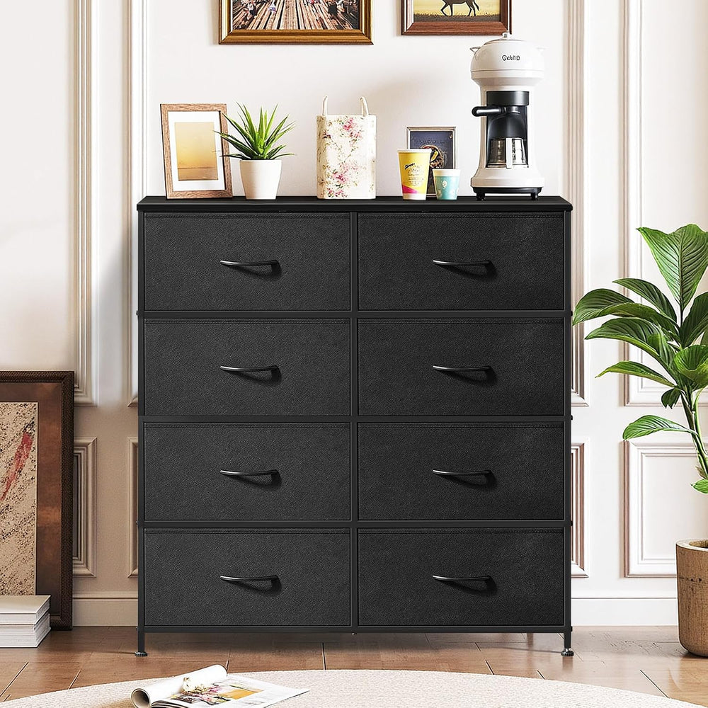 8-Drawer Dresser for Bedroom, Anti-Tip Tall Storage Organizer