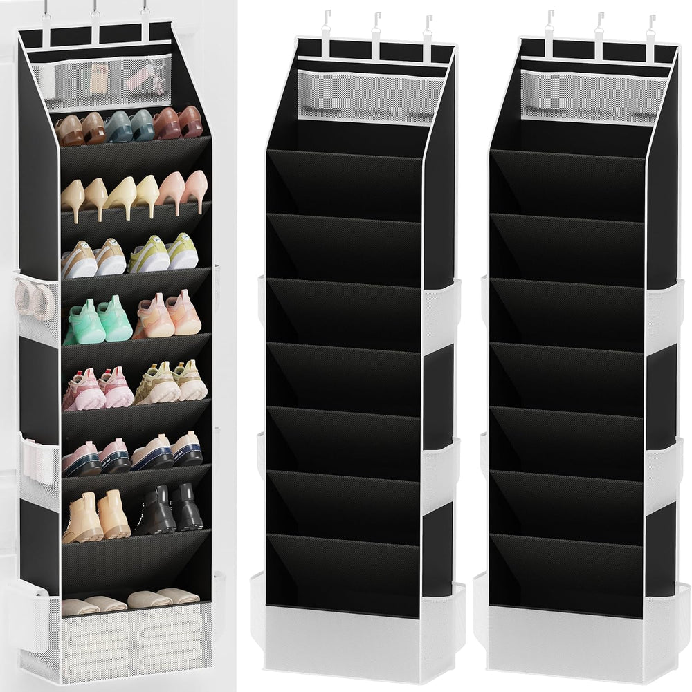 Criusia Shoe Storage, Over the Door Shoe Organizer, Hanging Closet Shoe Stora...