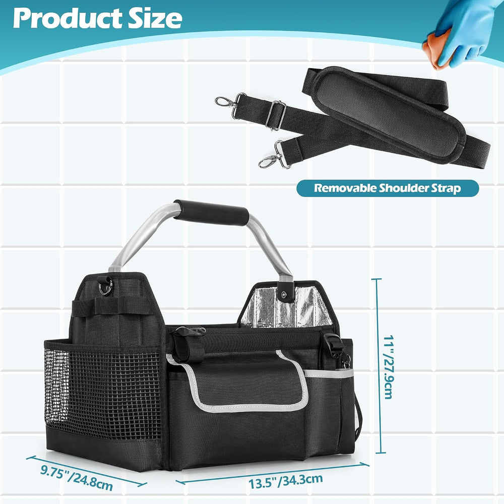 HODRANT Wearable Cleaning Caddy Organizer with Divider & Support Pad