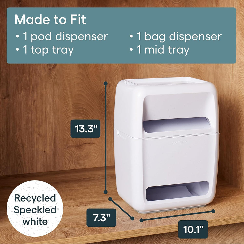 YouCopia SinkSuite Bag & Pod Dispenser, Standing Garbage Bag and Dishwash...