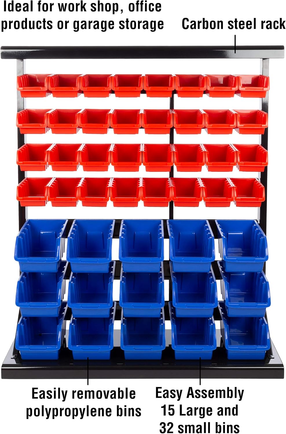 Stalwart 75-ST6079 orage Rack Organizer- Wall Mountable Container with Remove...