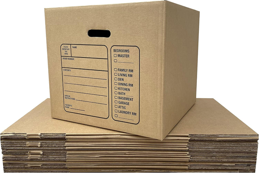 Premium Medium Moving Boxes, 18x18x16",Cardboard Box, (Pack of 10), For ...