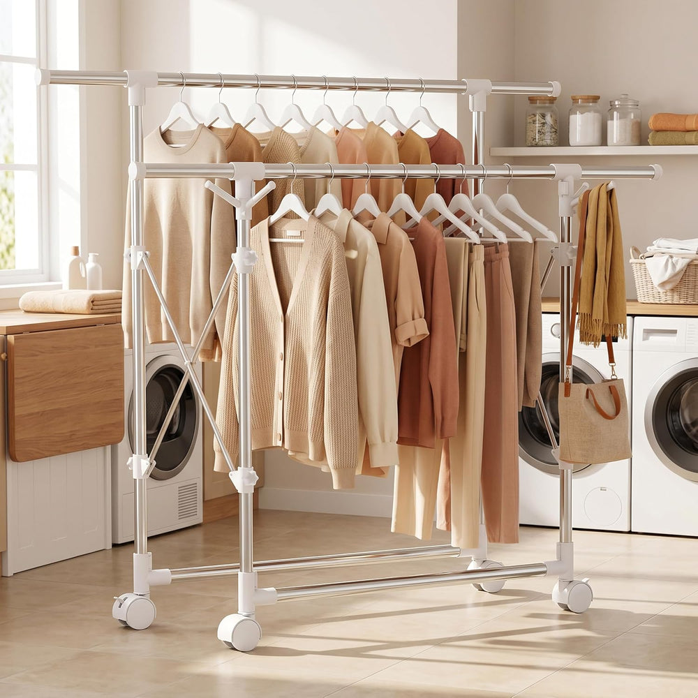 Clothes Drying Rack Foldable,Portable Laundry Collapsible