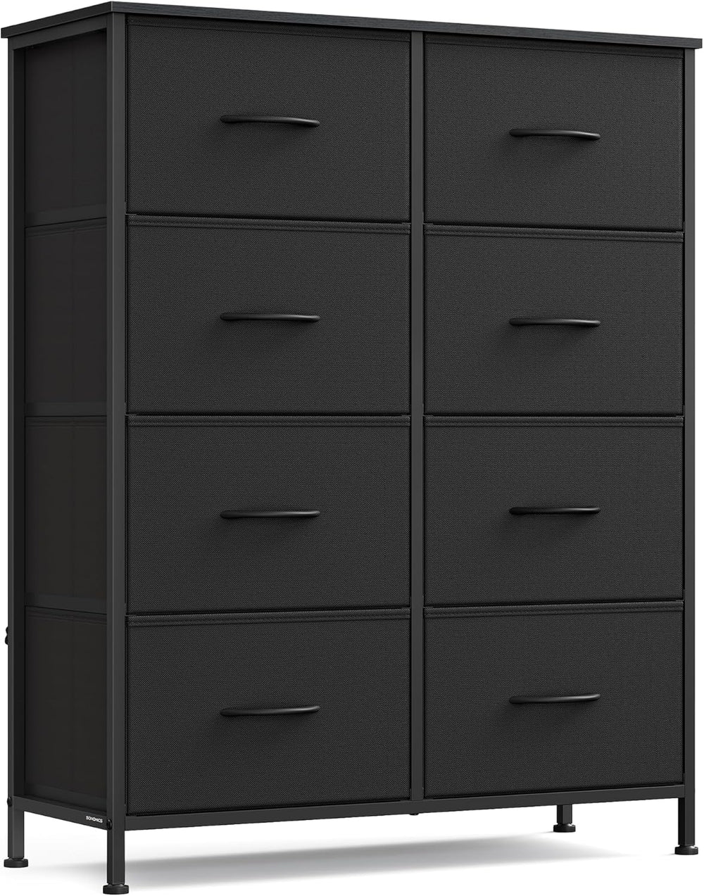 SONGMICS Dresser for Bedroom, Chest of Drawers, Steel, MDF, 8 Non-Woven Fabri...