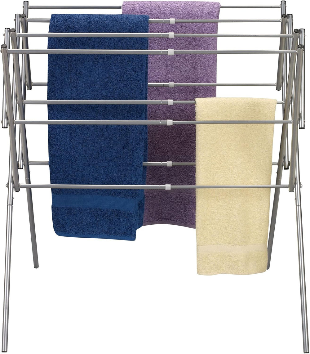 Household Essentials Clothes Drying Rack, Foldable, Expandable and Collapsibl...