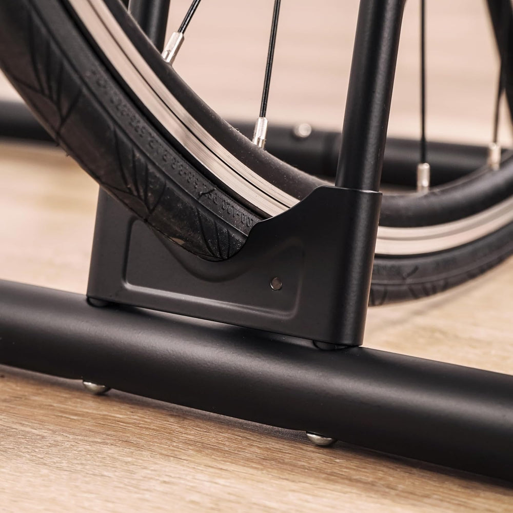 CyclingDeal Bicycle Floor Parking Rack Stand - for Mountain MTB Road Bike - I...