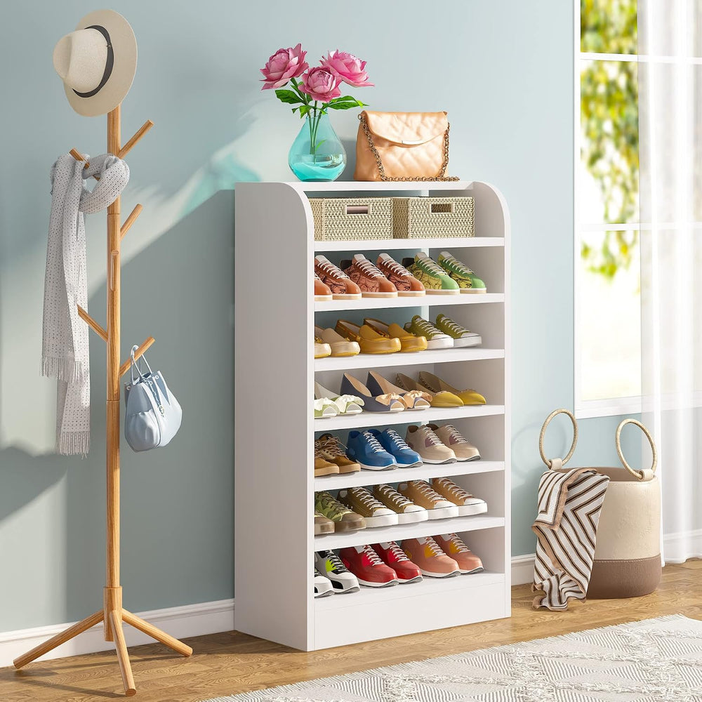 Tribesigns Shoe Rack Set of 2, 8-Tier Tall Shoe Shelf Shoes Storage Organizer...