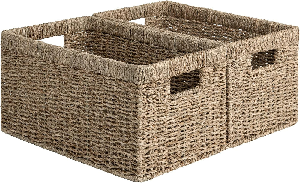 StorageWorks Wicker Storage Basket
