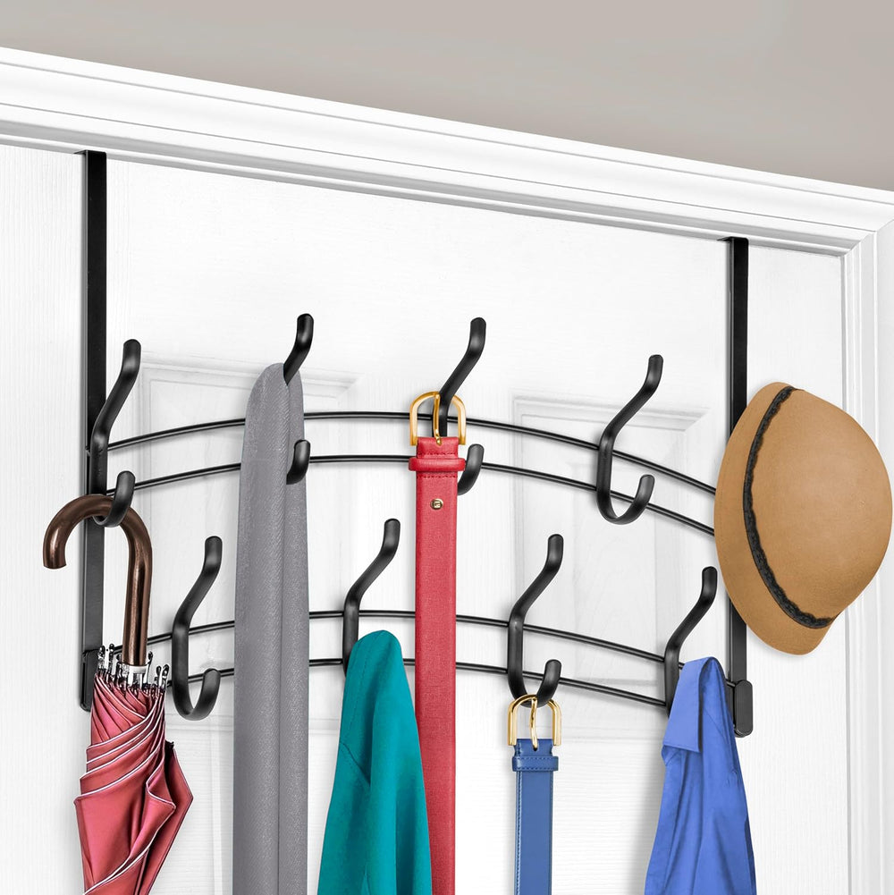 LYNK Professional® Home™ Over the Door Hooks - 18 Hook – Over the Door Coat R...