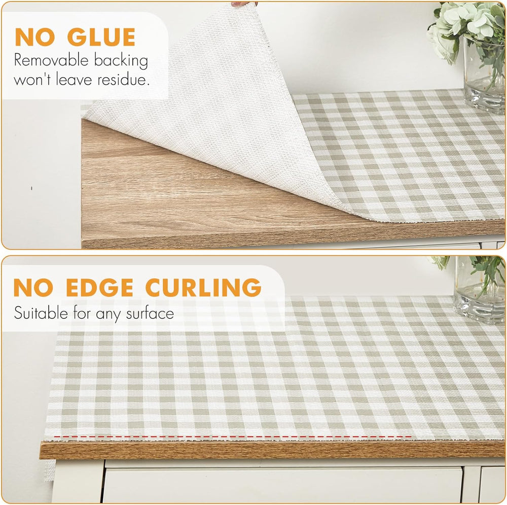 Viseeko Shelf and Drawer Liner for Kitchen Cabinet, Green, 18in x 20ft