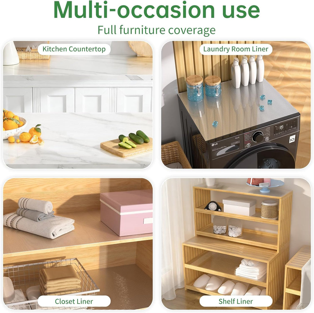 Shelf and Drawer Liner for Kitchen Cabinet Non-Adhesive 24IN x 30FT