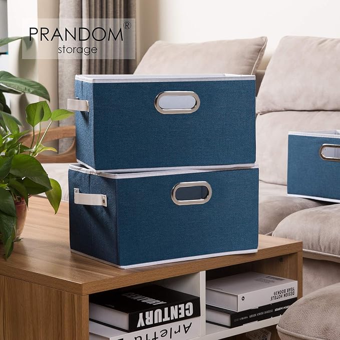 PRANDOM Large Collapsible Storage Baskets