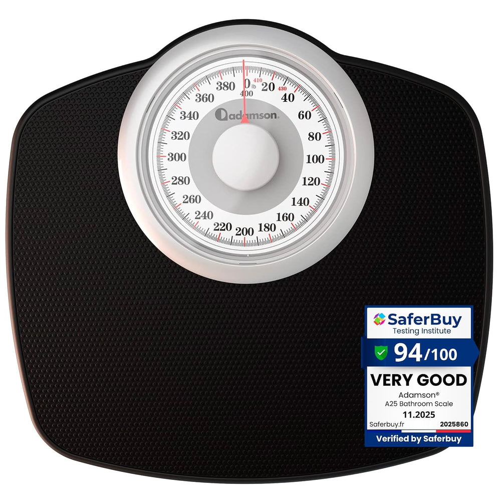 Adamson A25 Scales for Body Weight - Up to 400 LB - New - 5.3" Dial on 1...