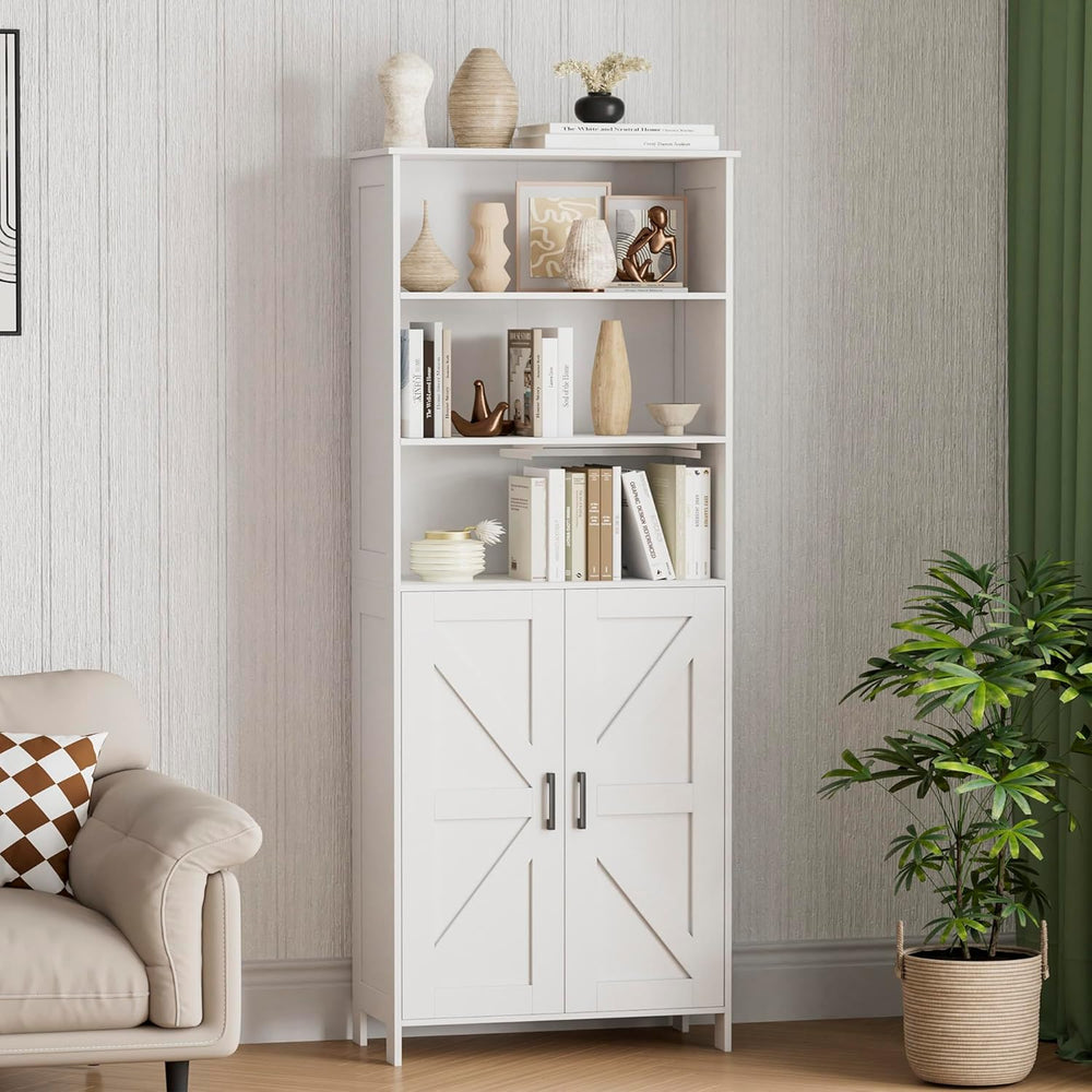 Homhedy 67" Tall Bathroom Storage Cabinet, Bathroom Floor Cabinet