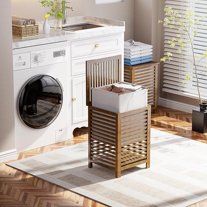 SMIBUY Double Laundry Hamper