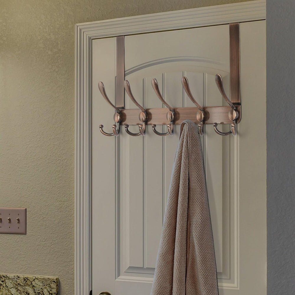Dseap Over The Door Hook Hanger - Fits 1 3/8" to 1 3/4" Standard Do...