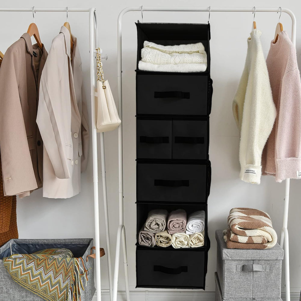 GRANNY SAYS Hanging Closet Organizer, 5 Drawers, 6 Shelves, 6 Pockets