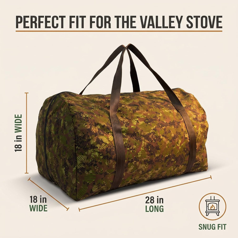 Tent Stove Bag 28″ x 18″ | Heavy Duty Davis Tent Stove Bag | Hunt & Camp