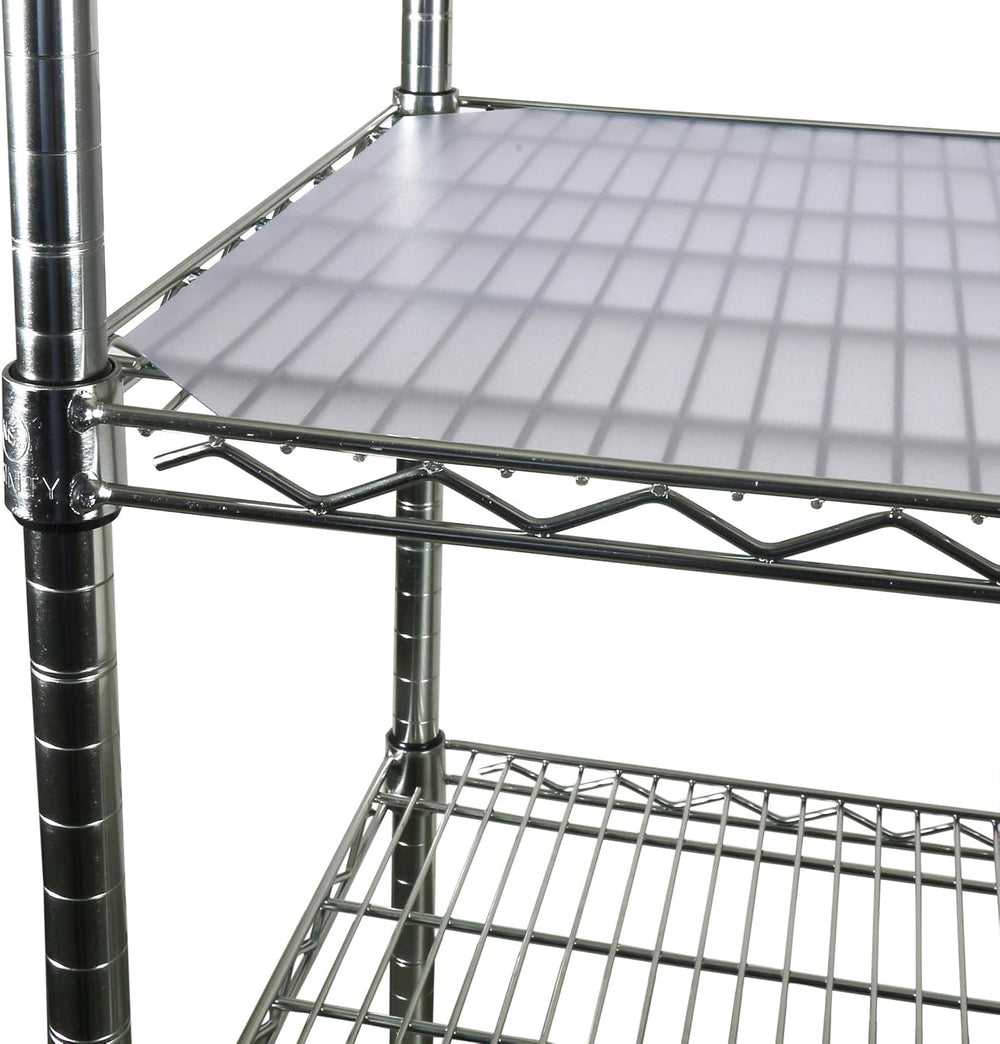 PVC Shelf Liners for Wire Shelving, 4 Pack, Clear Shelf Liners, for Shelf Siz...