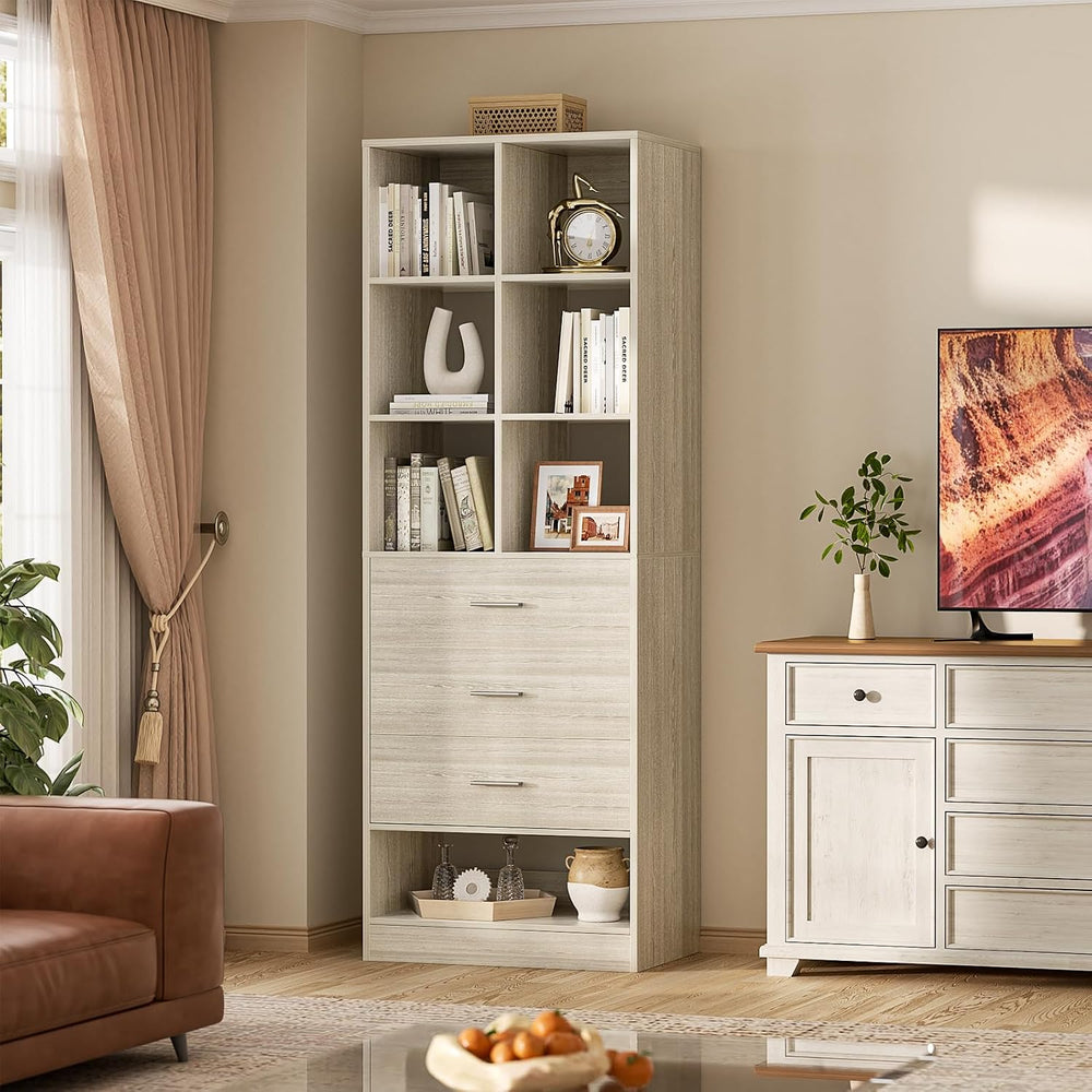 Homieasy Closet System Organizer with 3 Drawers and Partition Storage, Freest...
