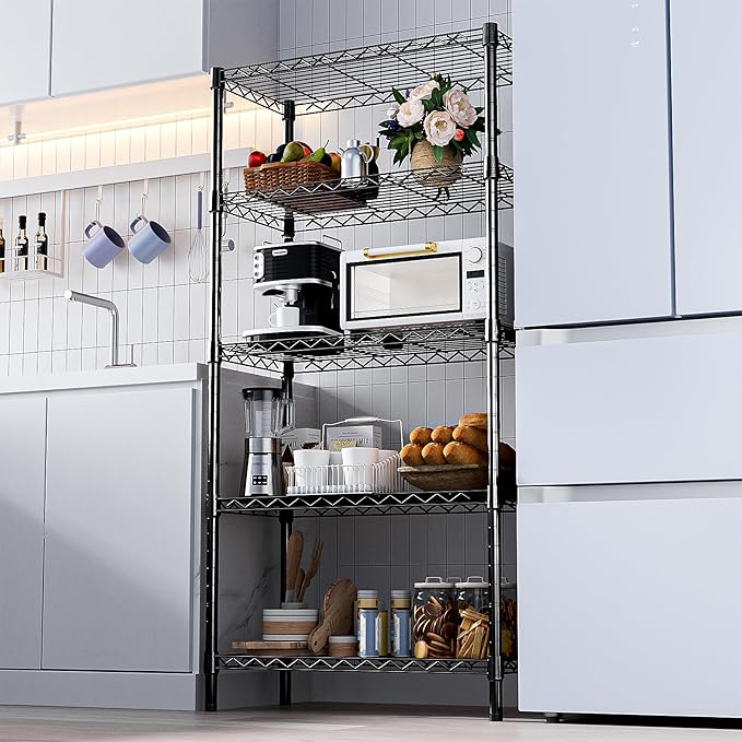 1250 lbs Storage Shelving Utility Shelving Unit 5-Tier Utility Shelving Unit