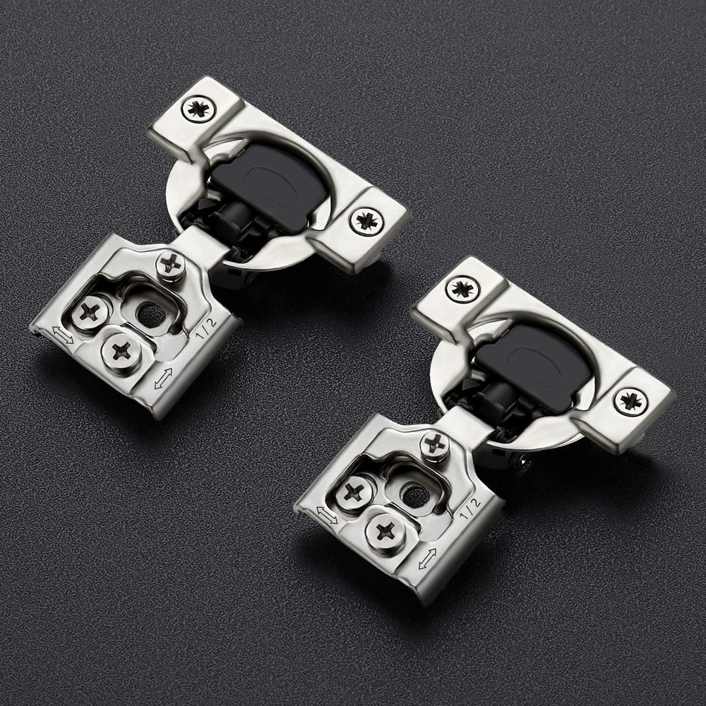 Ravinte 1/2 Inch Overlay Soft Close Hinge Kitchen Cabinet Hinges 50 Pack