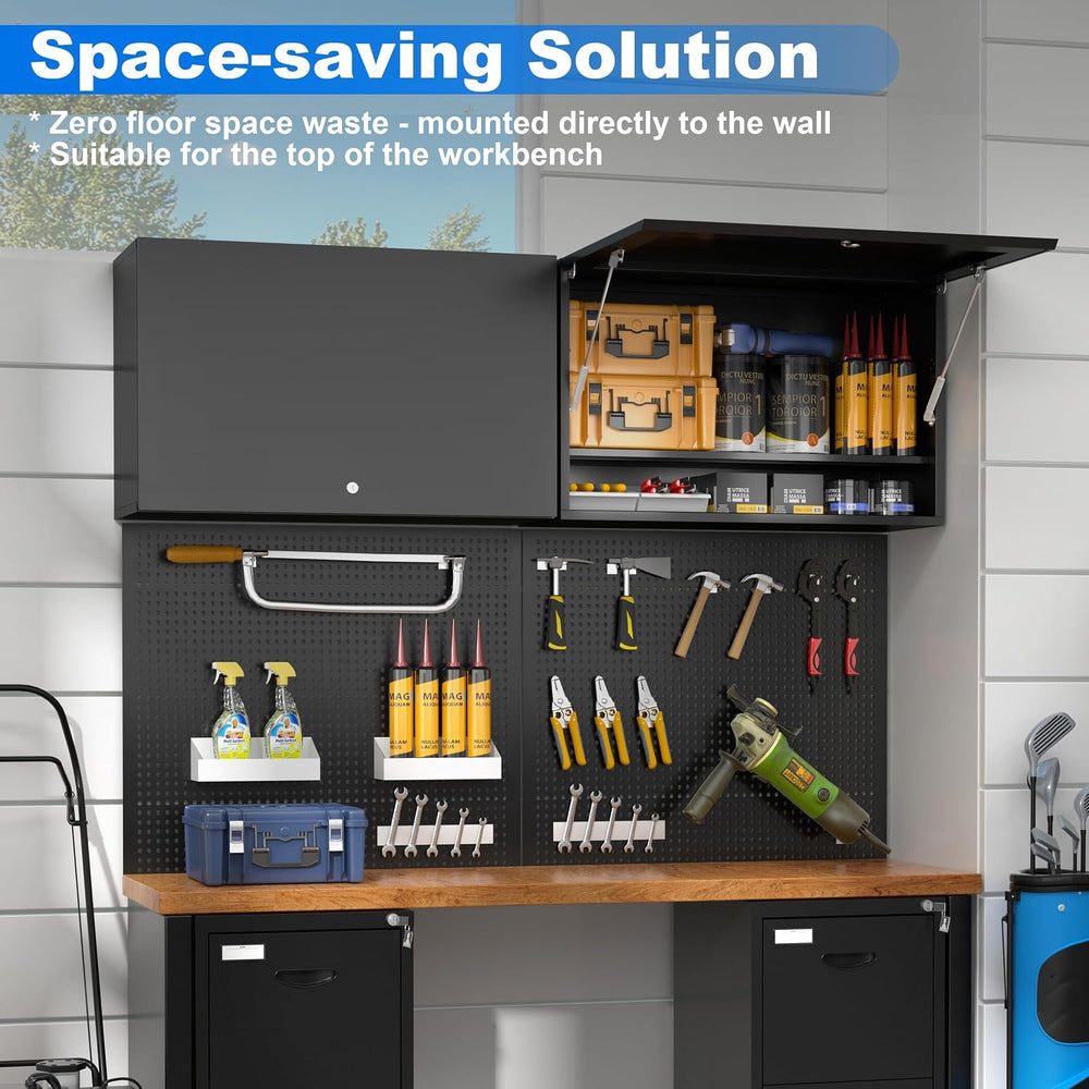Polup 20" Metal Garage Wall Cabinet with Door and Adjustable Shelf