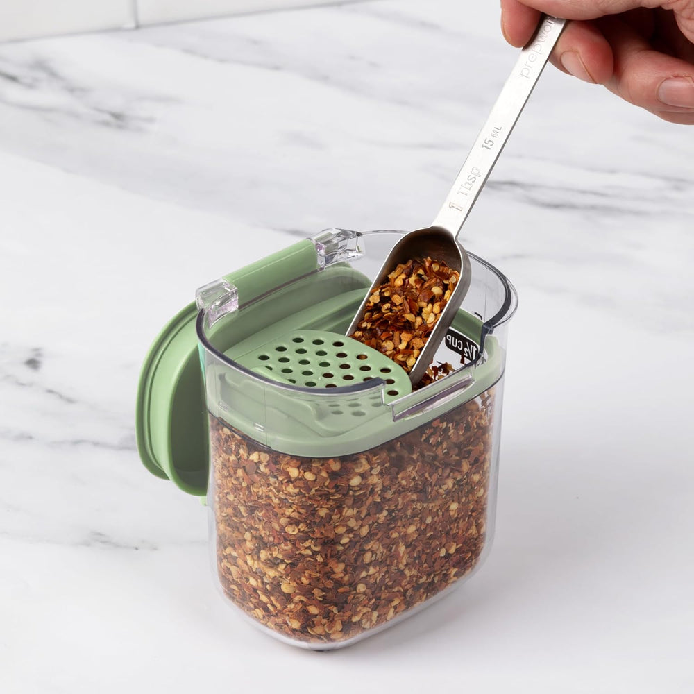 ProKeeper+ Airtight Food Storage Container Set – Clear Plastic Flour and Suga...