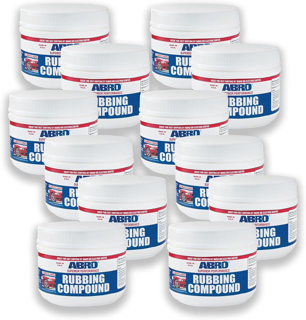 ABRO Superior Performance Rubbing Compound, 32 oz., Buffing Compound