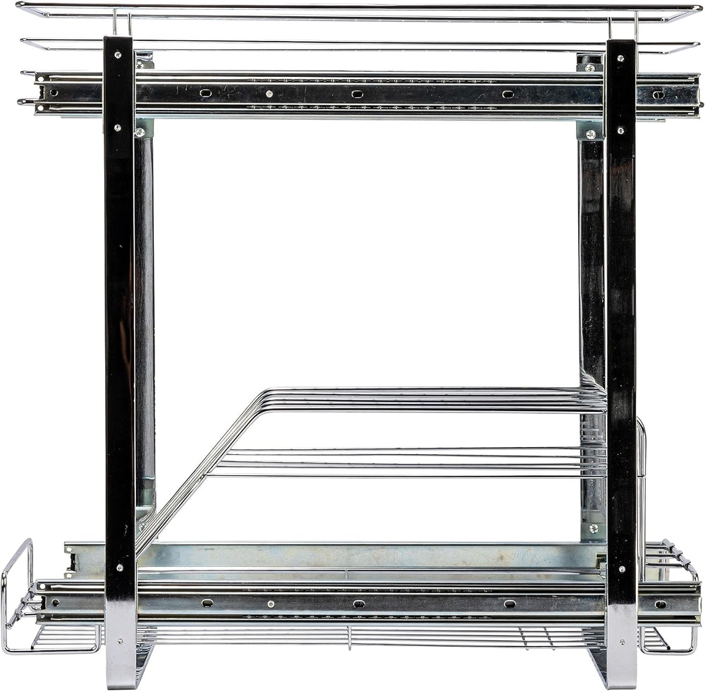 Household Essentials Glidez Multipurpose Chrome-Plated Steel Pull-Out/Slide-O...